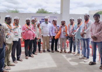 कॉग्रेसच्या कार्यकर्त्यांनी केला डॉ.अभिजीत मोरे यांच्या प्रमुख उपस्थितीत राष्ट्रवादीत प्रवेश