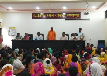 आ.आमश्या पाडवी यांचाराज्य अंगणवाडी कर्मचारी संघटनेच्यावतीने सत्कार