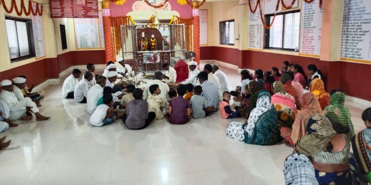 उमर्दे येथे  विठ्ठल-रुखमाई मंदिरात विविध कार्यक्रम उत्साहात
