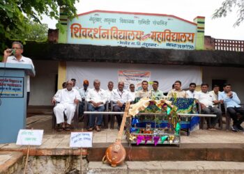 भालेर येथील शिवदर्शन विद्यालयात वृक्षदिंडी व वृक्षारोपण सोहळा उत्साहात