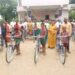 भालेर येथील क. पू. पाटील विद्यालयात खा. हिना गावीत यांच्या हस्ते ७५ सायकलींचे मोफत वाटप