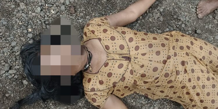 पुराच्या पाण्यामूळे एका अज्ञात महिलेचा मृत्यू