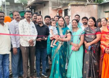 नवापूर येथे बाल उद्यानाचे लोकार्पण, नगरसेविका अरूणा पाटील यांच्या प्रयत्नाने साकारले