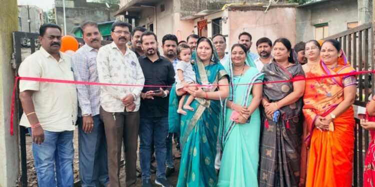 नवापूर येथे बाल उद्यानाचे लोकार्पण, नगरसेविका अरूणा पाटील यांच्या प्रयत्नाने साकारले