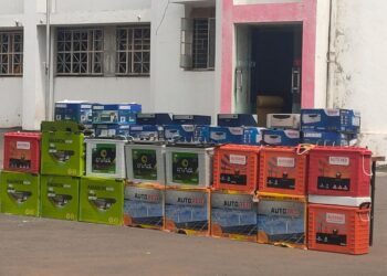 नंदूरबार येथे दुकान फोडून बॅटरी व इनव्हर्टर चोरी प्रकरणी 3 लाख 65 हजाराचा मुद्देमालासह दोघांना अटक