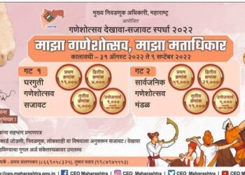 माझा गणेशोत्सव माझा मताधिकार ’ स्पर्धेत सहभागी व्हावे : जिल्हाधिकारी मनीषा खत्री यांचे आवाहन