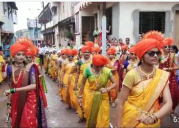 शिस्तबद्ध मिरवणुकीने वेधले तालुक्याचे लक्ष