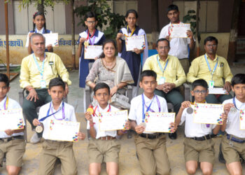 जिल्हास्तरीय किक बॉक्सिंग श्रॉफ हायस्कूलचे यश