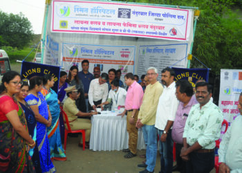 श्री खोडाईमाता यात्रेस येणाऱ्या भाविकांची मोफत आरोग्य  तपासणी