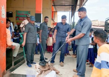 नवापूर येथील बस्थानक परिसराची बॉम्बशोधक पथकाकडून तपासणी