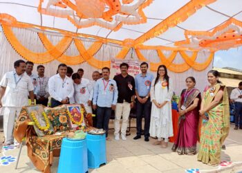 ढोंगसागाळी आश्रम शाळेत तालुकास्तरीय क्रीडा स्पर्धेचे आयोजन