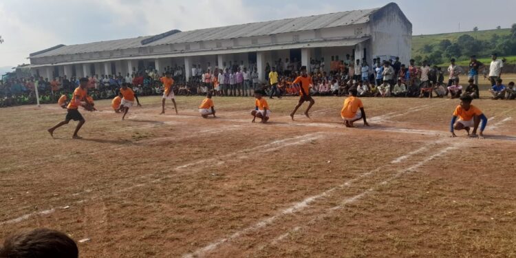 भांगरापाणी येथे गट स्तरीय क्रिडा स्पर्धेची उत्साहात सांगता