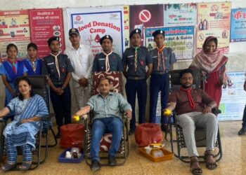 रेल्वे विभागाद्वारे रक्तदान शिबिर यशस्वी