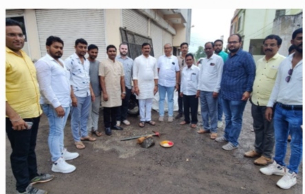 शहादा येथे आ.राजेश पाडवी यांच्या हस्ते पाच कोटींच्या कामांचे भूमिपूजन