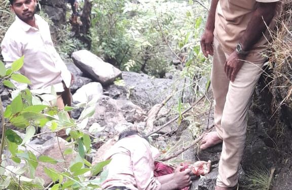 बकऱ्या चरावयास गेलेल्या युवकावर दरड कोसळल्याने जागीच मृत्यू