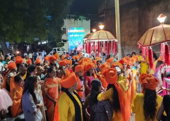 नंदुरबार वाल्मिक ऋषींच्या जयंतीनिमित्त लक्षवेधी मिरवणूक