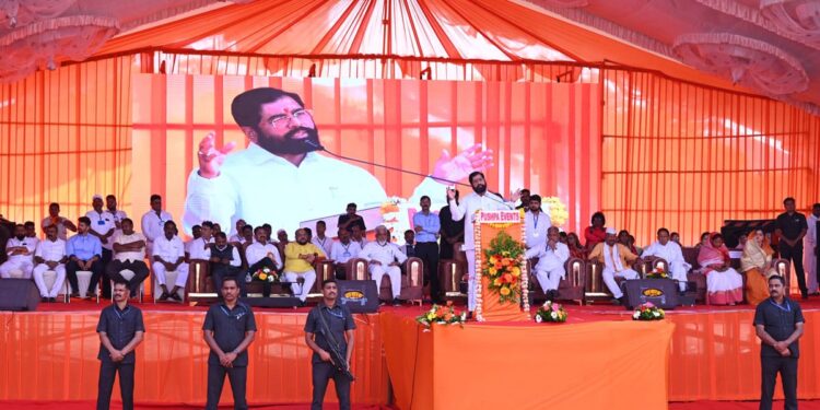 खान्देशना लोके मुठभर लेतस तगारीभर देतस :  मुख्यमंत्री ना.एकनाथ शिंदे