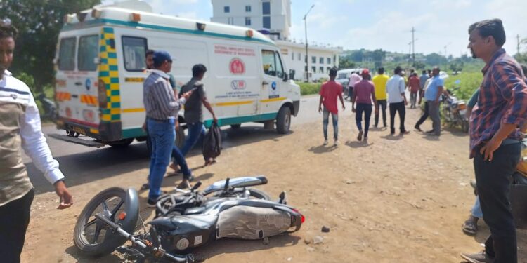 दुचाकींची समोरासमोर धडक ; एक जखमी