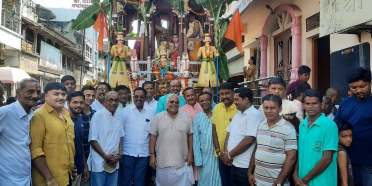 तळोदा येथे १२७ वर्ष परंपरा असलेला श्री खंडोजी महाराज रथोत्सव उत्साहात