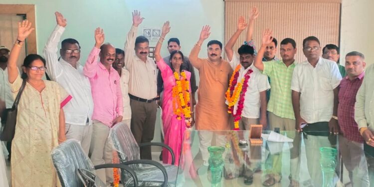 नवापूर पंचायत समितीत काँग्रेसचे सभापती, उपसभापती विजयी