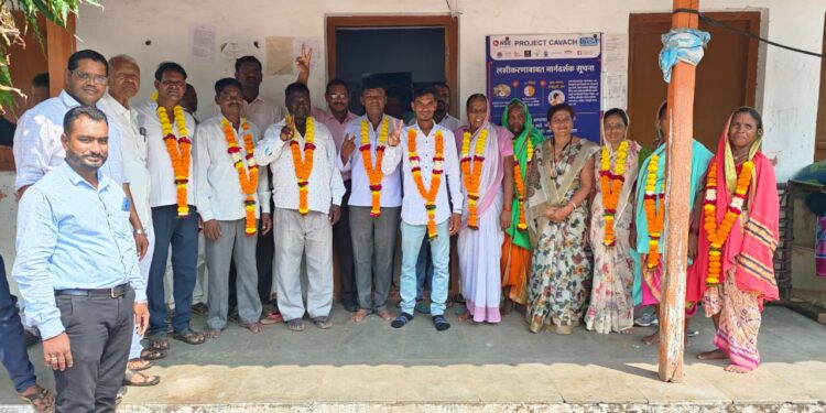 दहिंदुले ग्रा.पं.उपसरपंचपदी शिंदे गटाचे गणेश नंनवरे बिनविरोध