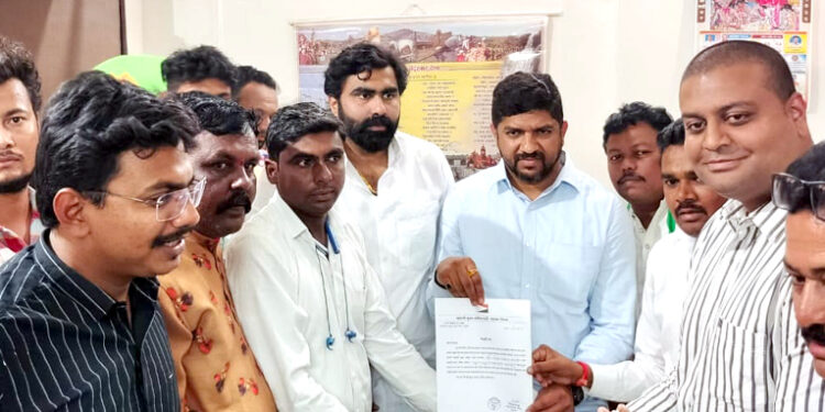 राष्ट्रवादी युवक कॉंग्रेसच्या नंदुरबार तालुकाध्यक्षपदी ऍड.दिनेश माळी