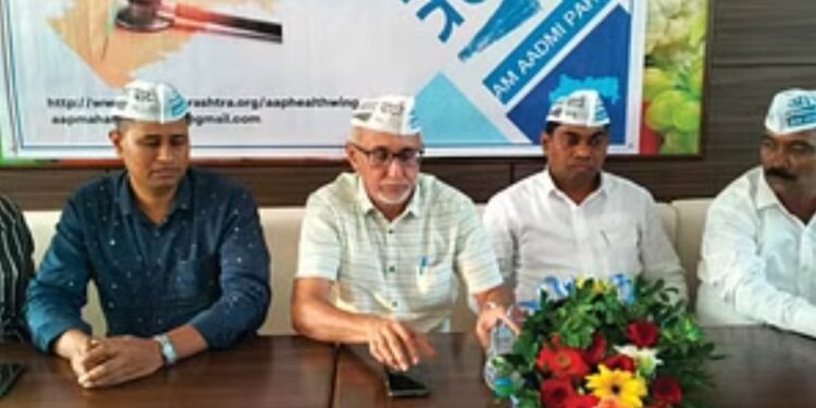 नंदूरबार जिल्ह्यातील अपूर्ण स्टाफमुळे माता मृत्यू  आणि अर्भक मृत्यू,आम आदमी पार्टीचा आंदोलनाचा इशारा