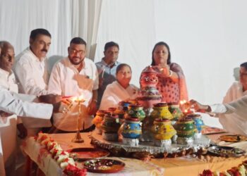 प्रजापिता ब्रह्मकुमारी परिवारातर्फे निझर येथे भव्य प्रदर्शन देखावा