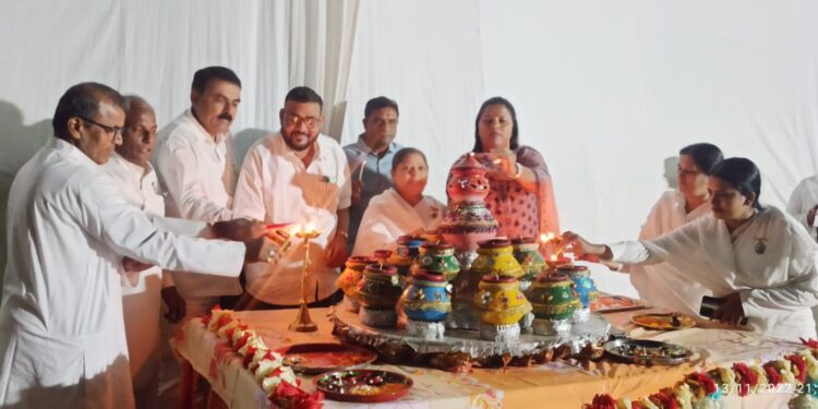 प्रजापिता ब्रह्मकुमारी परिवारातर्फे निझर येथे भव्य प्रदर्शन देखावा