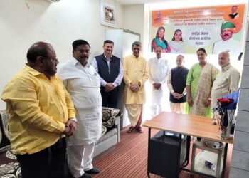 नंदुरबारात संसदिय संकुल परियोजना कार्यालयाचे उद्घाटन