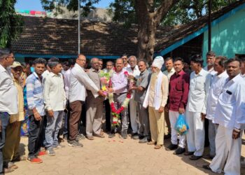 तळोदा येथे काँग्रेसतर्फे जि. प.नवनिर्वाचित उपाध्यक्ष सुहास नाईक यांचा सत्कार