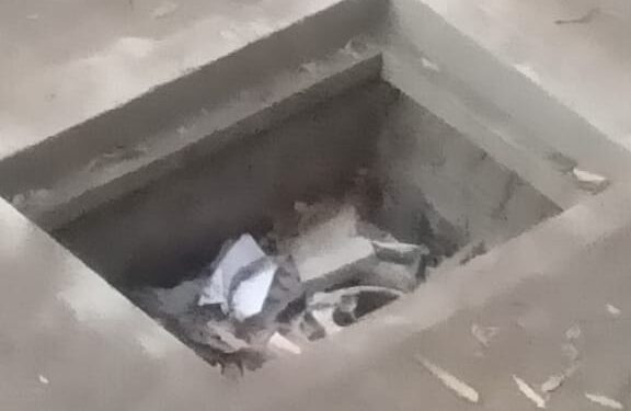 नंदूरबार येथील शिवाजी कॉलनीतील ढाप्याकडे पालिकेचे दुर्लक्ष