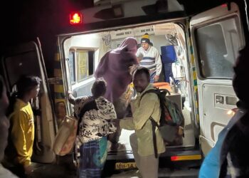 साखरपुडा करून घरी जाताना दोन वाहनांची समोरासमोर धडक,15 जण जखमी