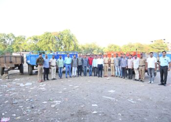 नंदूरबार पोलीस निरीक्षक यांच्या कामगिरीचा शहर पोलिस ठाण्यातही डंका, चोरीला गेलेल्या आठ ट्रॅक्टर ट्रॉल्या जप्त