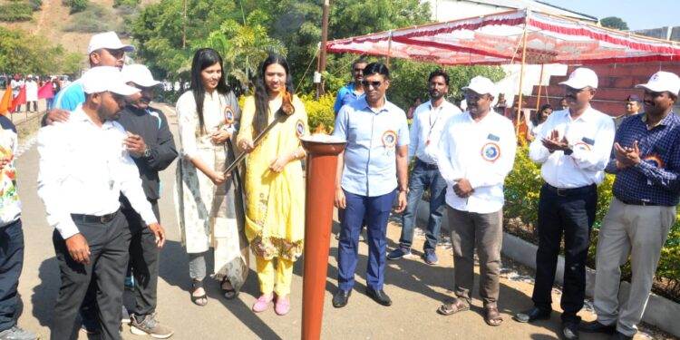 तीन दिवसीय प्रकल्पस्तरीय क्रीडा स्पर्धेत अकराशे खेळाडू सहभागी