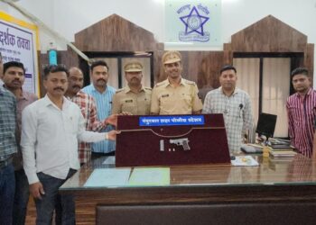 अरे बापरे नंदूरबारला सापडली 1 अवैध गावठी बनावटीचे पिस्टल व 2 जिवंत काडतुसे, एकास अटक