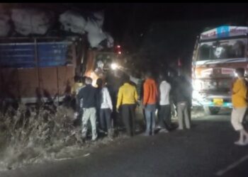 गुरे घेऊन जाणारे पिकअप व आयशरचा भीषण अपघात, एक ठार, तीन जण गंभीर जखमी