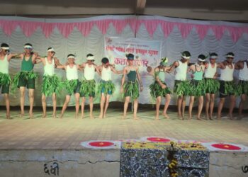 डी. आर. हायस्कूलच्या वार्षिक स्नेहसंमेलनात फिटले डोळ्याचे पारणे 