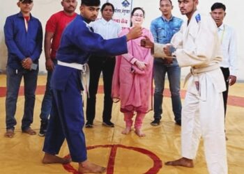 जिल्हास्तरीय शालेय ज्युदो स्पर्धेला विद्यार्थ्यांचा प्रतिसाद