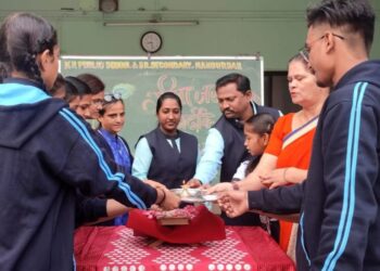 के. आर. पब्लिक स्कुल व ज्यु. कॉलेज मध्ये श्रीमद् भगवत गीता जयंती साजरी