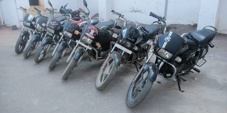 आंतरराज्य गुन्हे उघडकीस :स्थानिक गुन्हे शाखेच्या पथकाने सात दुचाकी जप्त करीत दोघांना केली अटक