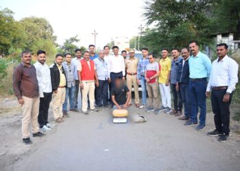 नंदुरबार शहर पोलीसांची कारवाई करीत 48 हजाराचा गांजा केला जप्त, दोघांना अटक