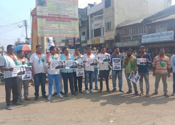 तळोदा येथे भाजपातर्फे पाकिस्तानी विदेश मंत्री बिलावल भुट्टो यांचा करण्यात आला निषेध