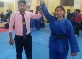 प्रांजल बैसाणेची शालेय राज्यस्तरीय शिकाई मार्शल आर्ट स्पर्धेत निवड