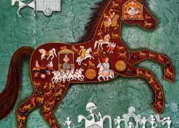 राष्ट्रीय अश्वचित्र व शिल्प स्पर्धेत निलेश शिंपी प्रथम