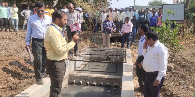संत गाडगेबाबा ग्रामस्वच्छता अभियानांतर्गत विभागस्तरीय समितीकडून पाहणी