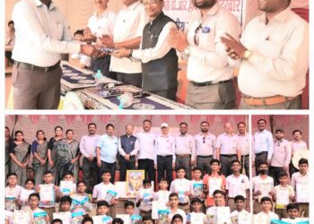 डी.आर. हायस्कूलमध्ये राष्ट्रीय गणित दिन विविध कार्यक्रमांनी साजरा