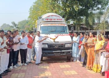 तळोदा पालिकेतर्फे वैकुंठ रथाचे लोकार्पण