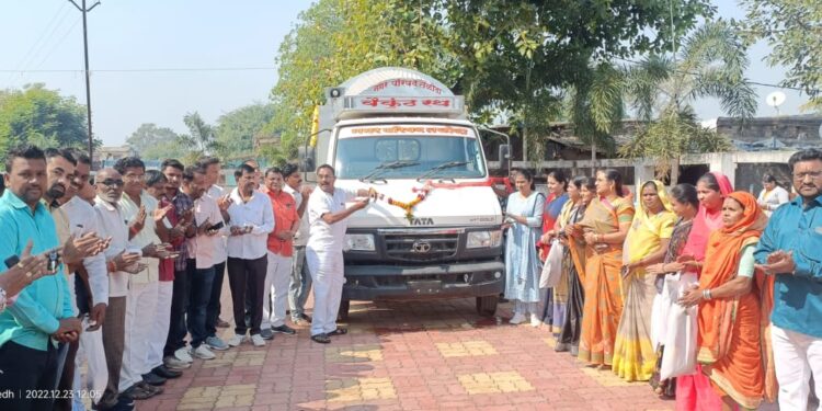 तळोदा पालिकेतर्फे वैकुंठ रथाचे लोकार्पण