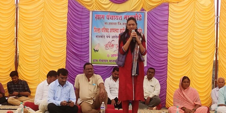 सर्व नवनिर्वाचित सरपंचांनी विकासकामे करून गावे आदर्श करावी : जि.प. अध्यक्षा डॉ. सुप्रिया  गावित